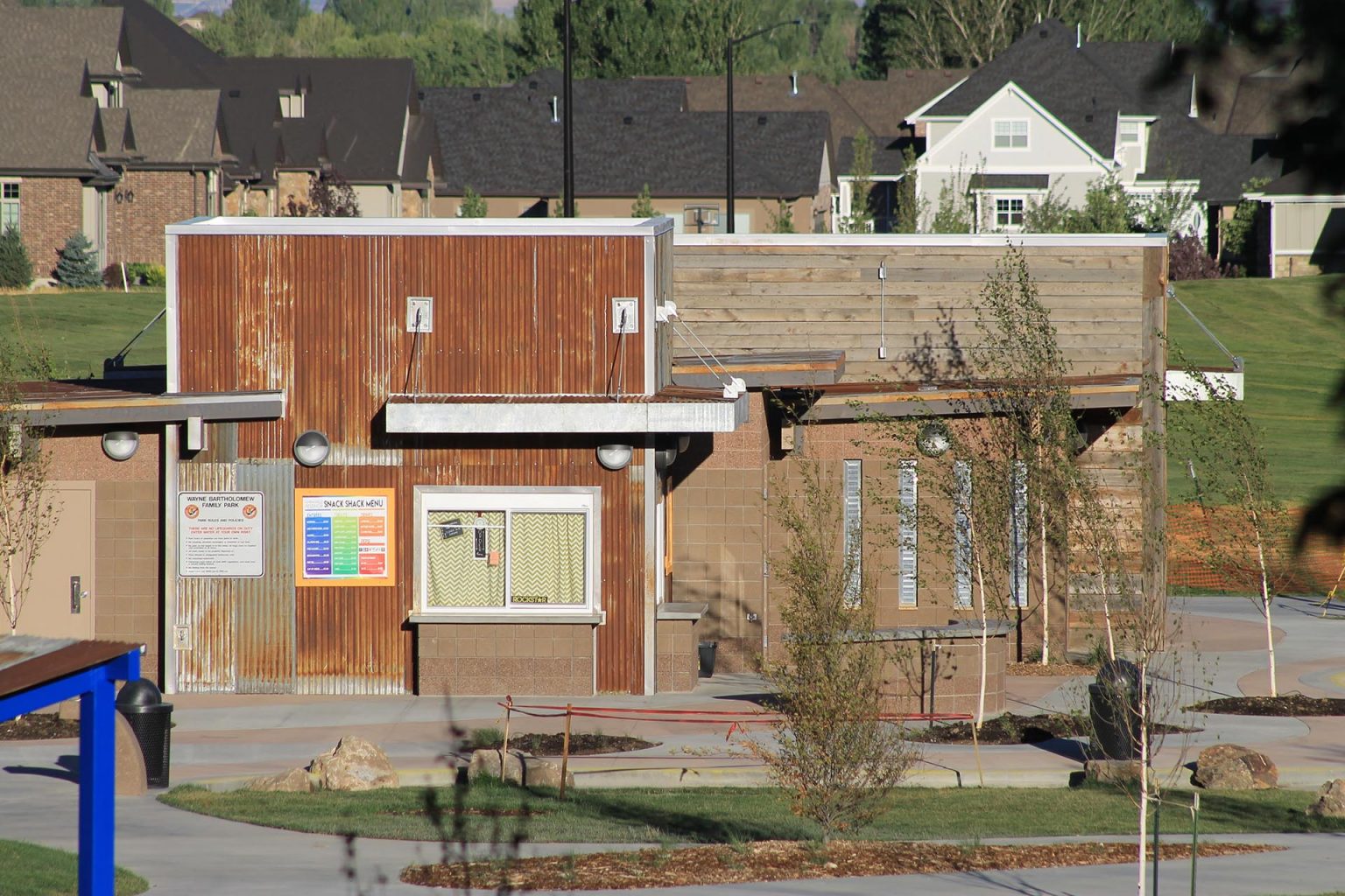 Springville City WAYNE BARTHOLOMEW FAMILY PARK RESTROOM AND CONCESSIONS